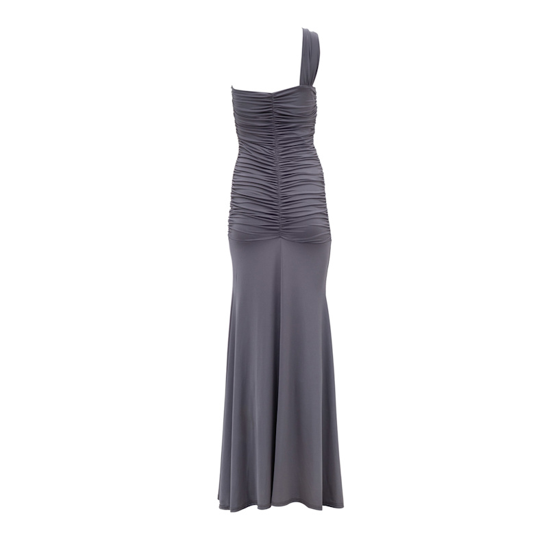 Forever Young The Label Salma Maxi Jersey Gown - Silver