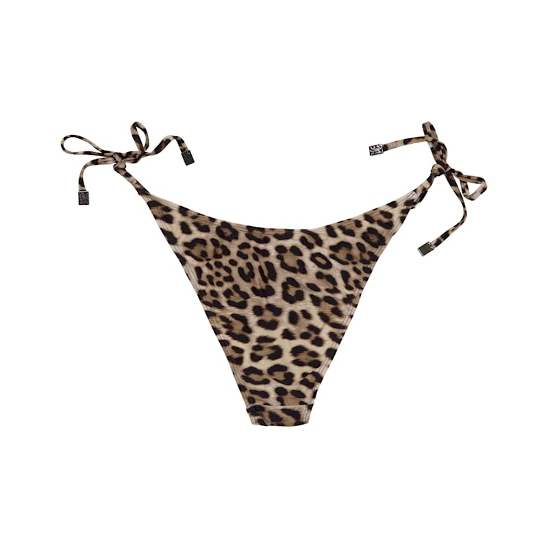 Thumbnail of Samara Leopard Brown Womens Bikini Bottom image
