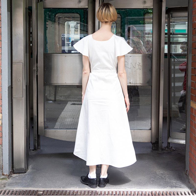 Thumbnail of Samurai Dress In White Cotton image