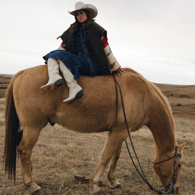 San Antonio Rose Cowboy Boot In Creme And Gold | Fraulein Boot