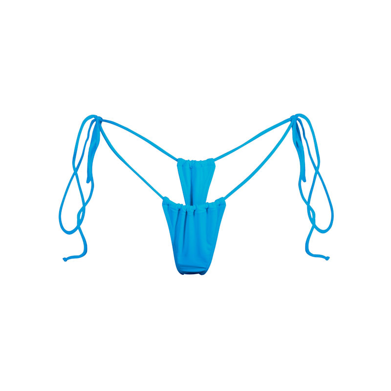 Thumbnail of Sanctuary Tassel Thong Bikini Bottom - Capri Blue image