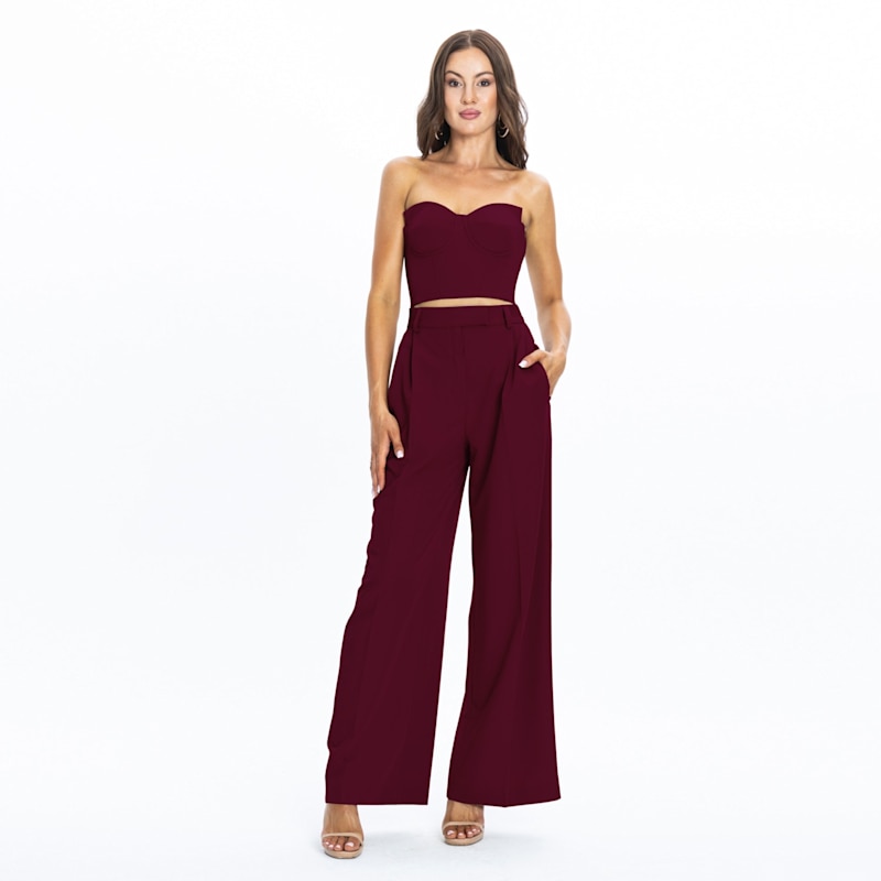 Thumbnail of Burgundy Sanremo Corset Top image