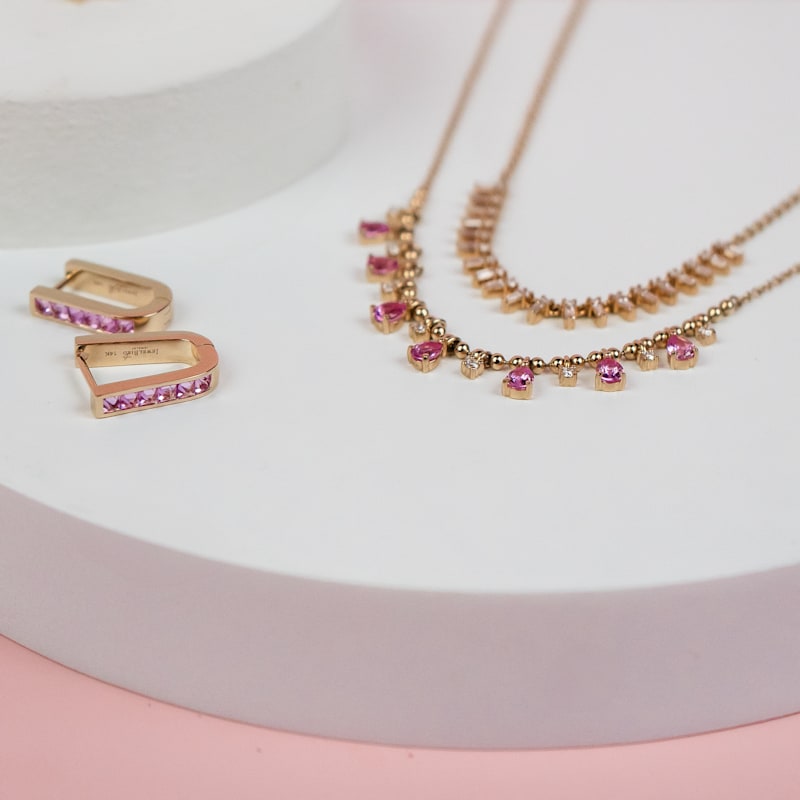 Thumbnail of Sapphire & Diamond Necklace image