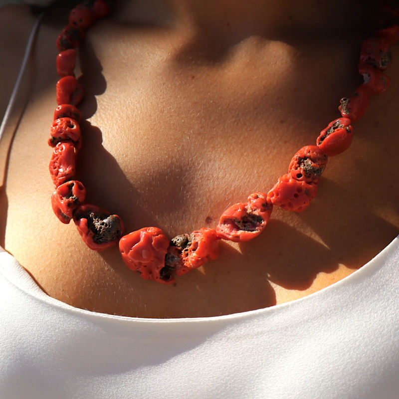 Thumbnail of Sardinian Coral Necklace image
