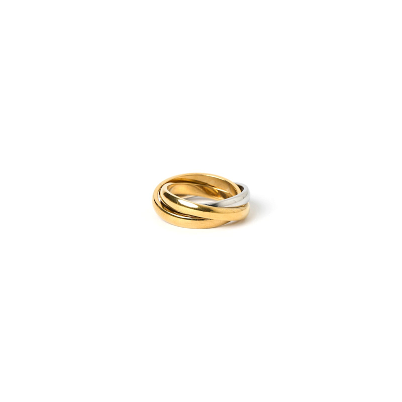 Sasha Trio Ring - Two Tone