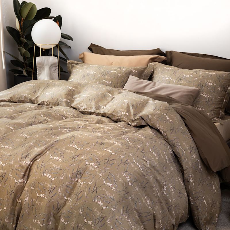 Thumbnail of Sateen Bed Linen Set Dreamy Khaki Uk King, Us Queen image
