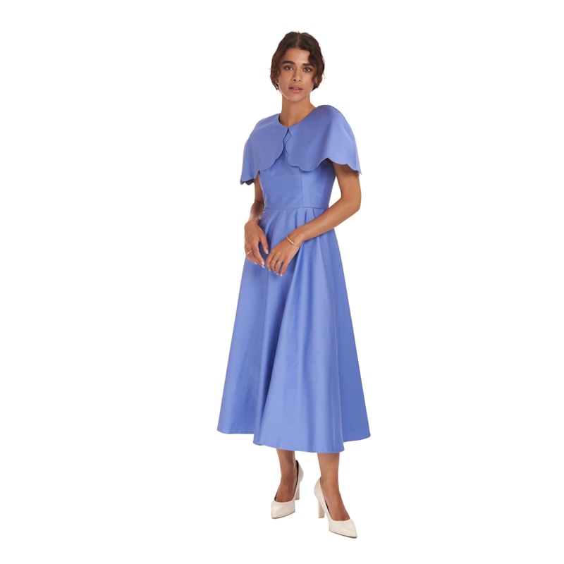 Thumbnail of Satin Capelet Dress image