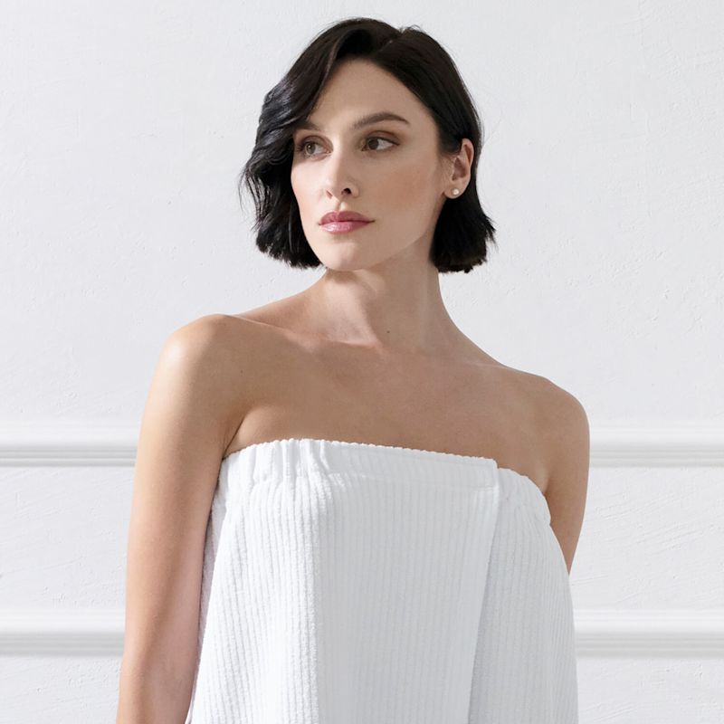 Thumbnail of Sauna Wrap, Pocket, White image
