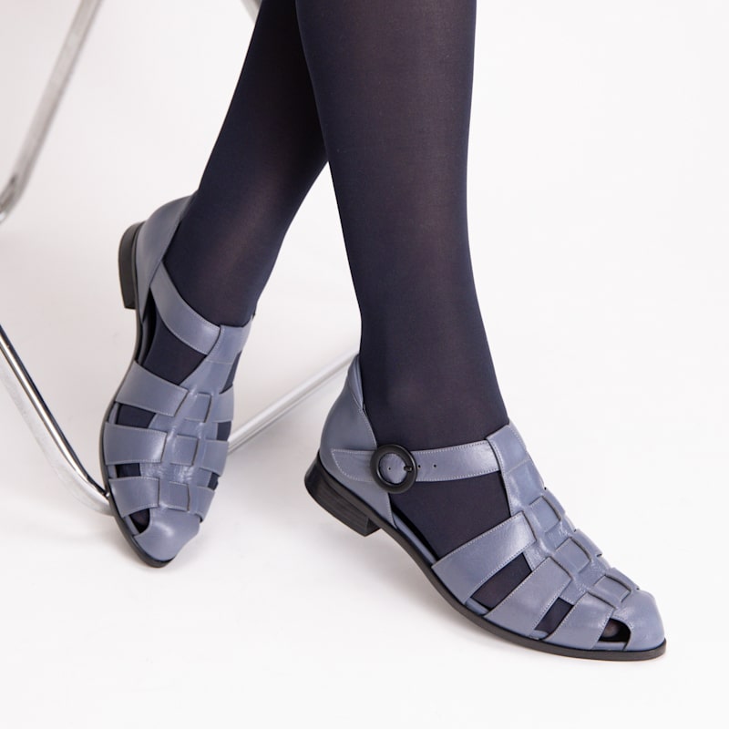 Savana Blue Fisherman Sandals | Mafalda | Wolf & Badger