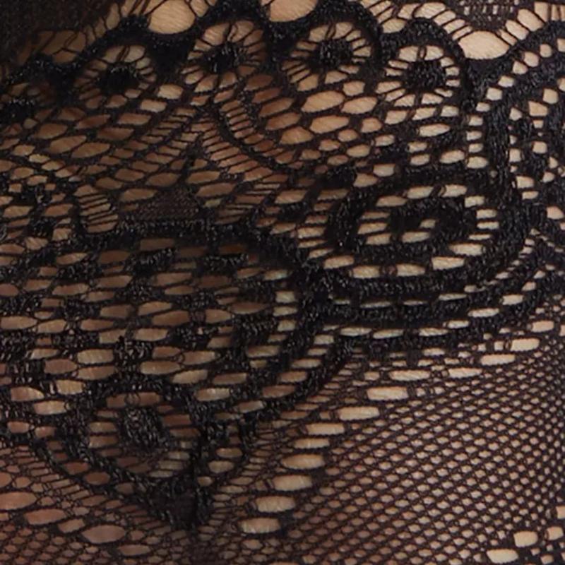 Thumbnail of Scalloped Lace Socks - Black image