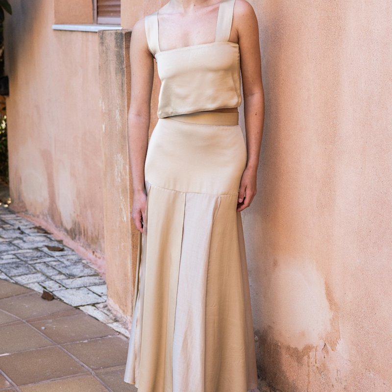 Thumbnail of Scarlett Skirt In Golden Beige image