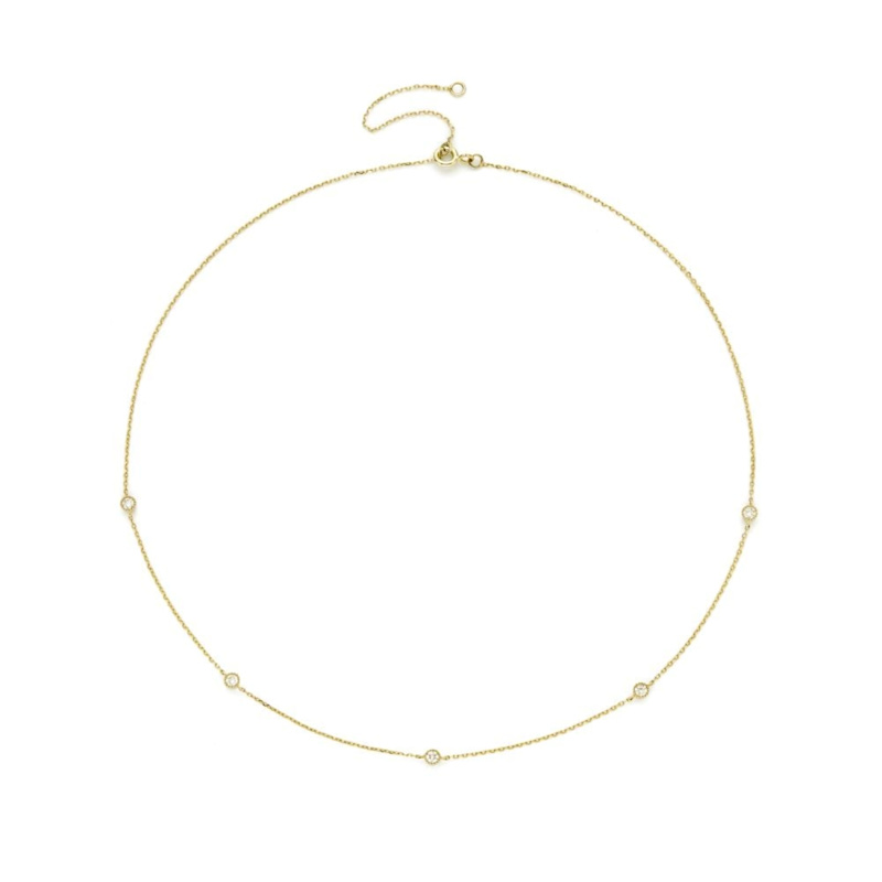 Thumbnail of Scattered Lab-Created Diamond Necklace image