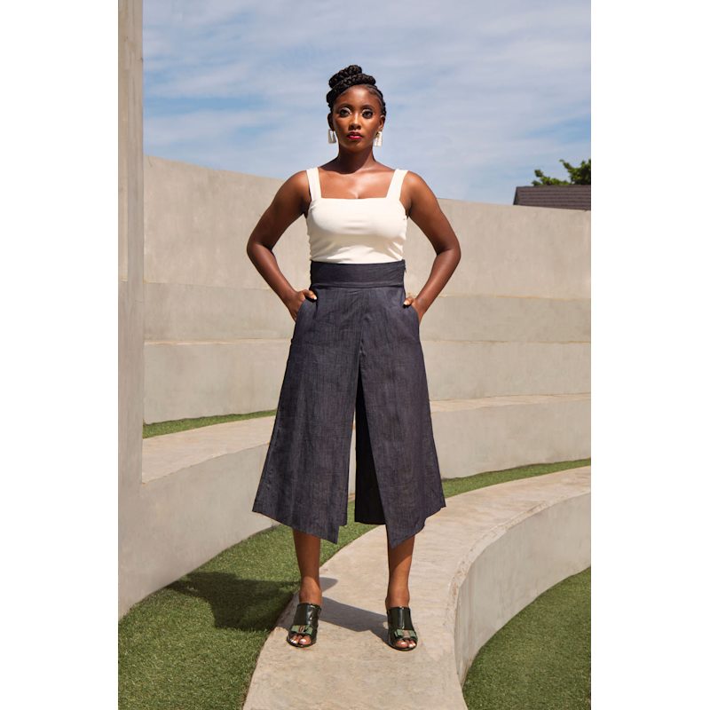 Thumbnail of Denim Scullotes - Blue image