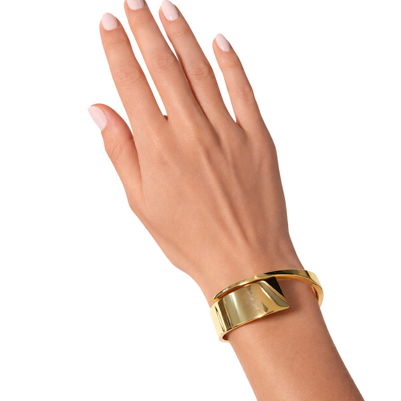 Thumbnail of Sculpted Gold Cuff Bracelet image