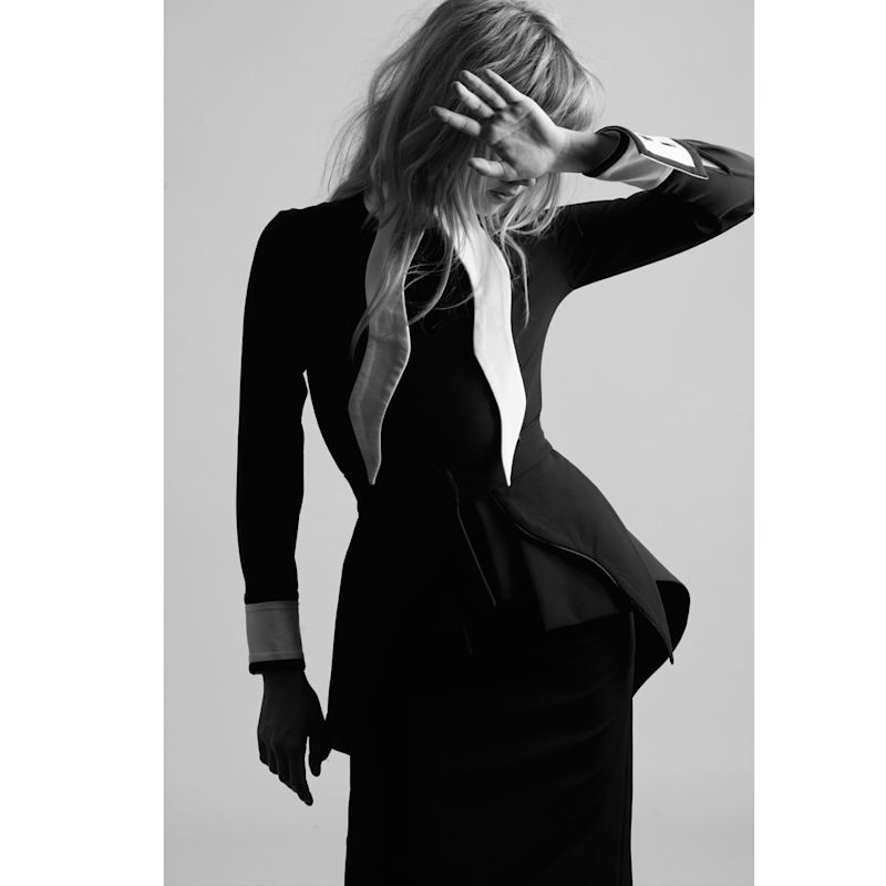 Thumbnail of Sculpted Peplum Belt - Black image