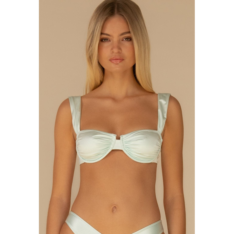 Thumbnail of Seafoam Silkie Bella Bikini Top image