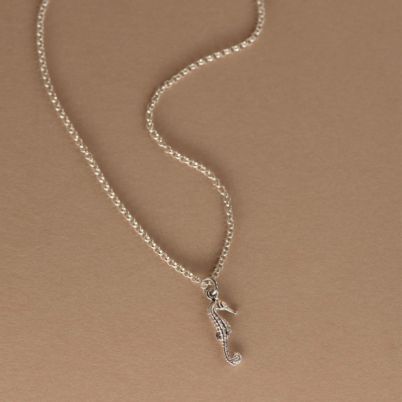 Thumbnail of Seahorse Necklace - Sterling Silver image