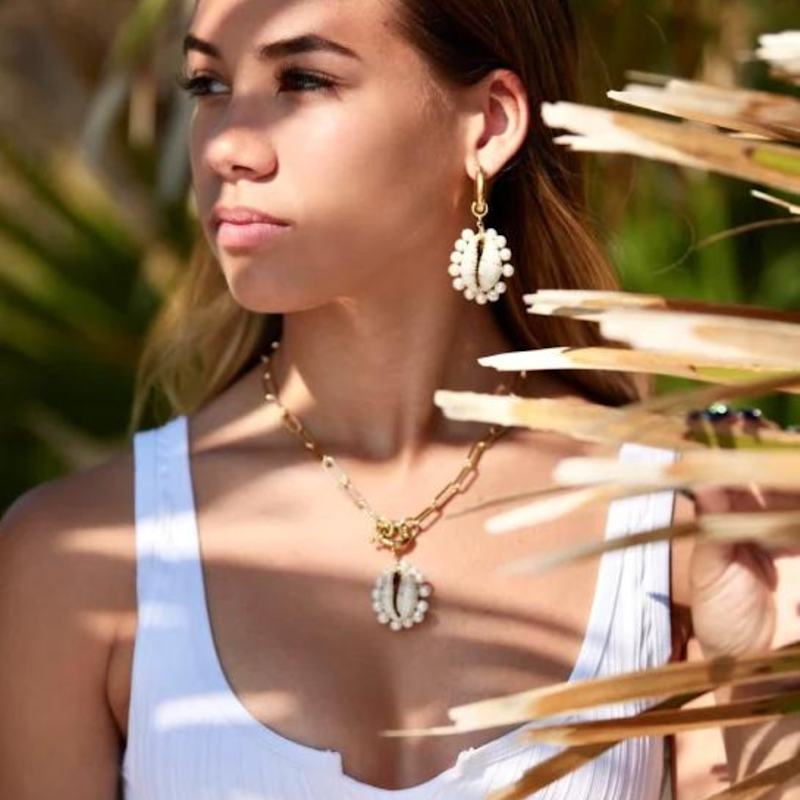Thumbnail of Seashore Necklace - Gold Plated image