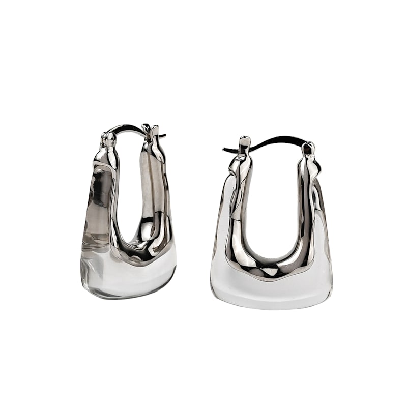 Thumbnail of See Through Hoops Silver image