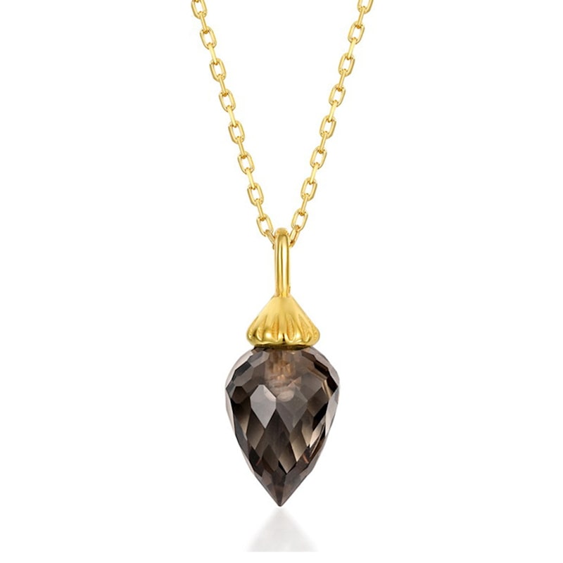 Thumbnail of Sekhem Gold Vermeil Smoky Quartz Necklace image