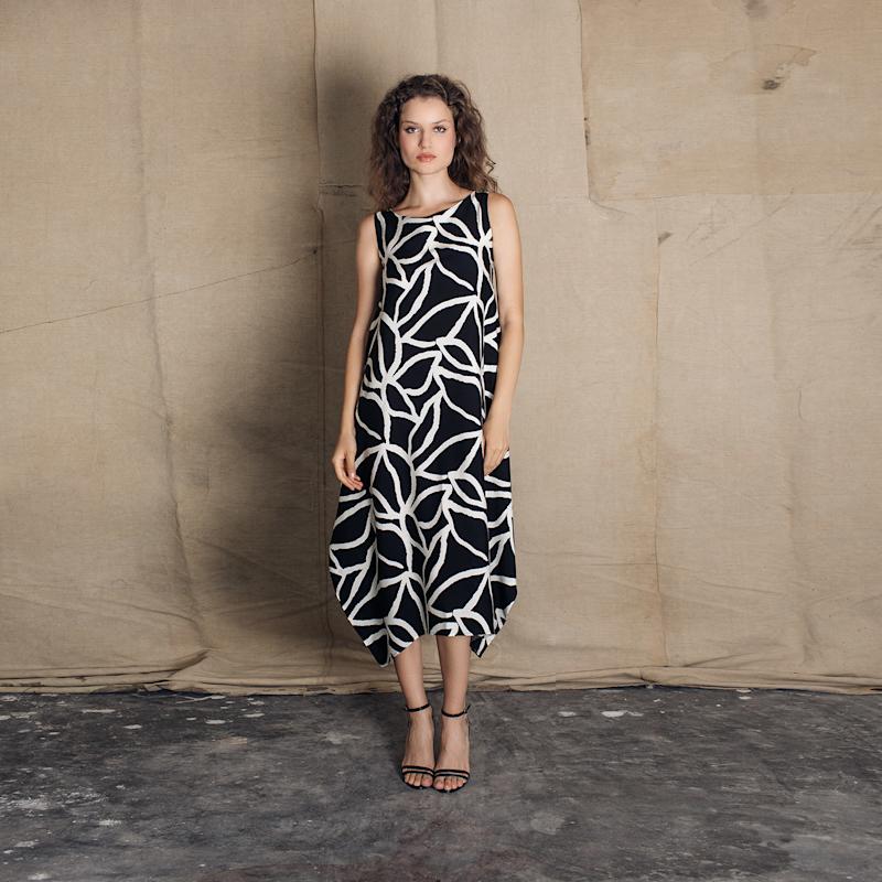 Thumbnail of Semiballoon Dress In Black Viscose image