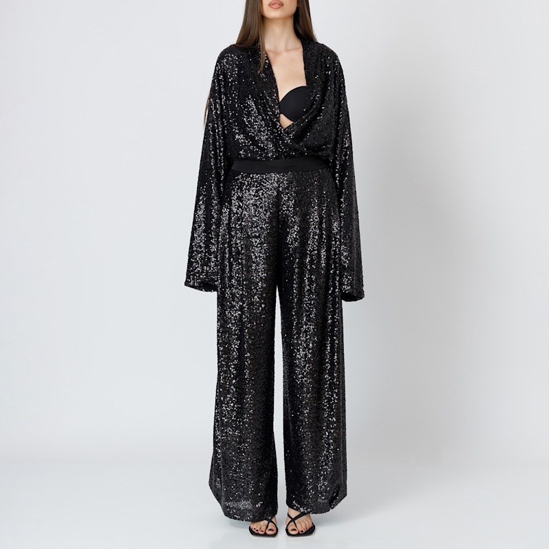 Thumbnail of Sequin Wrap Blazer image