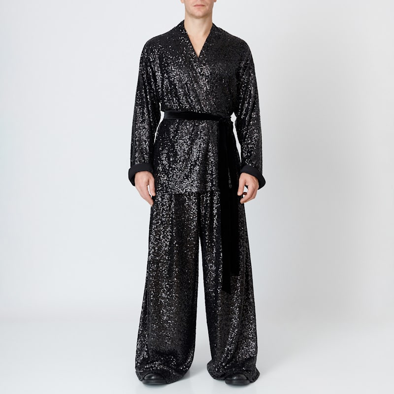 Thumbnail of Sequin Wrap Blazer image
