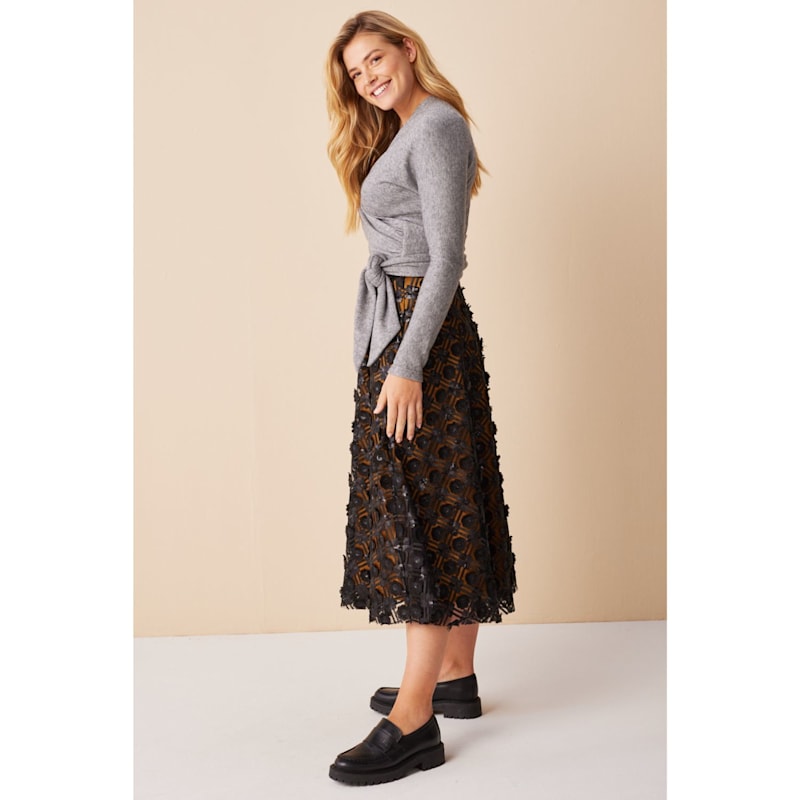 Thumbnail of Sequin Embellished Midi Skirt image