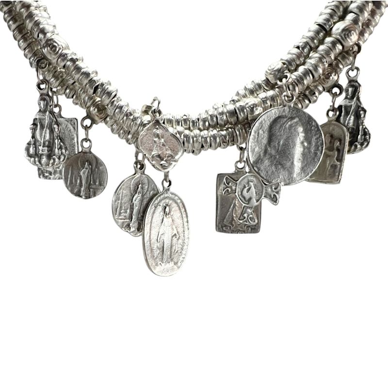 Thumbnail of Serafina Antique Silver Charm Bracelet image