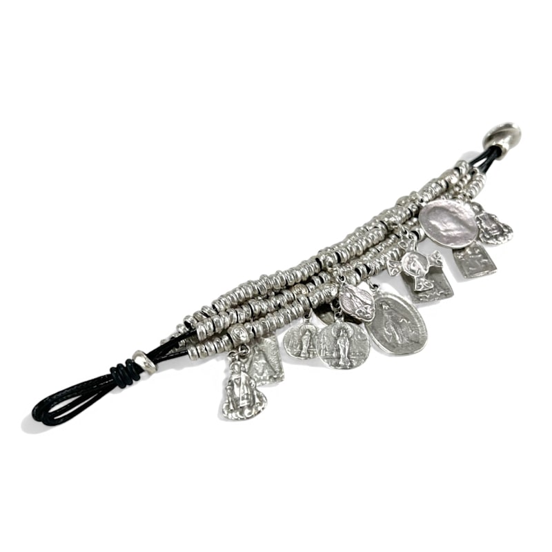Thumbnail of Serafina Antique Silver Charm Bracelet image