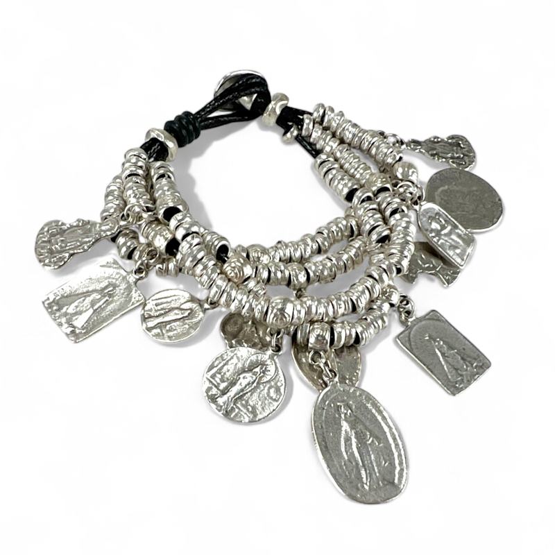 Thumbnail of Serafina Antique Silver Charm Bracelet image