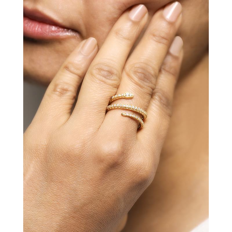 Thumbnail of Serpent Muse Silver Ring image