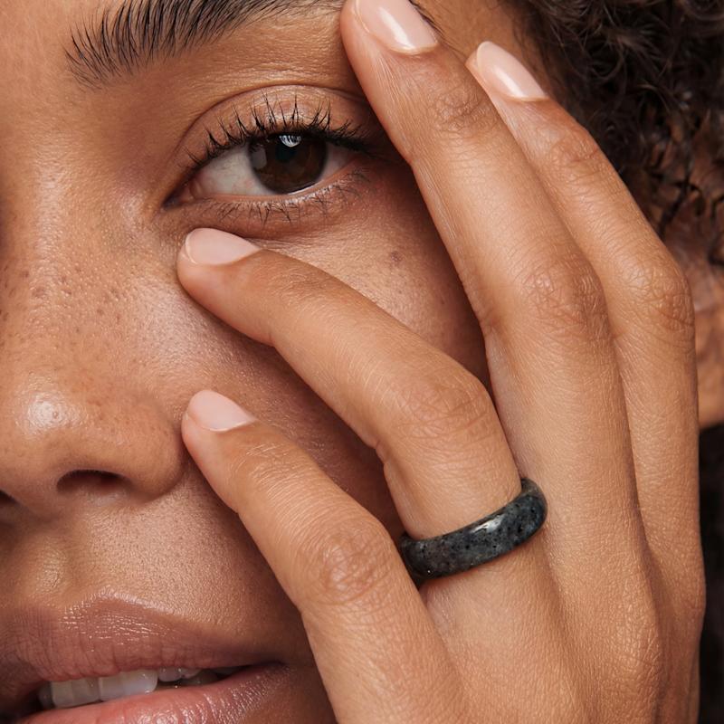 Thumbnail of Sesame Grey Jade Ring image