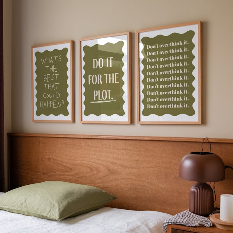 Set Of 3 Motivational Quote Sayings Art Print Gift Set A2 | Fanclub ...
