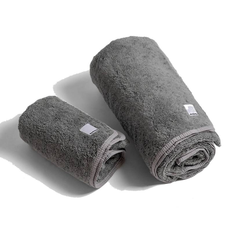 Thumbnail of Set Of Heavyweight Bath Towels- Grey image
