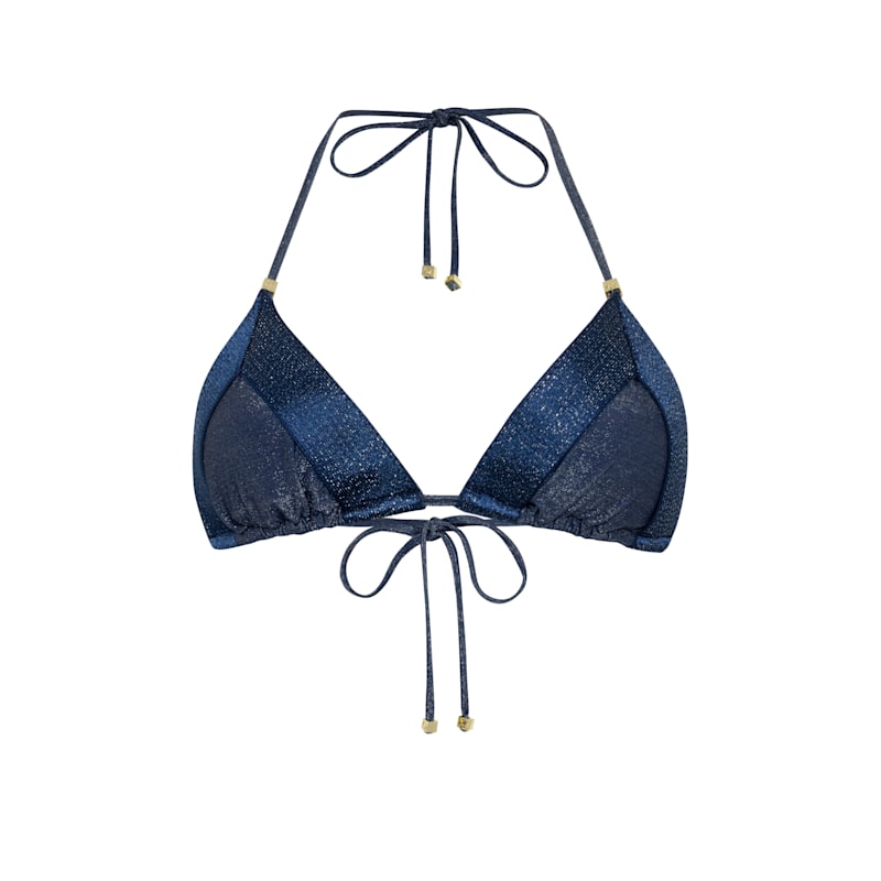 Thumbnail of Sevi Triangle Bikini Top - Navy image