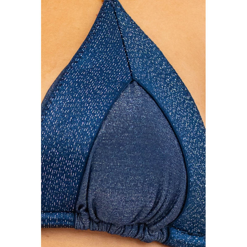 Thumbnail of Sevi Triangle Bikini Top - Navy image