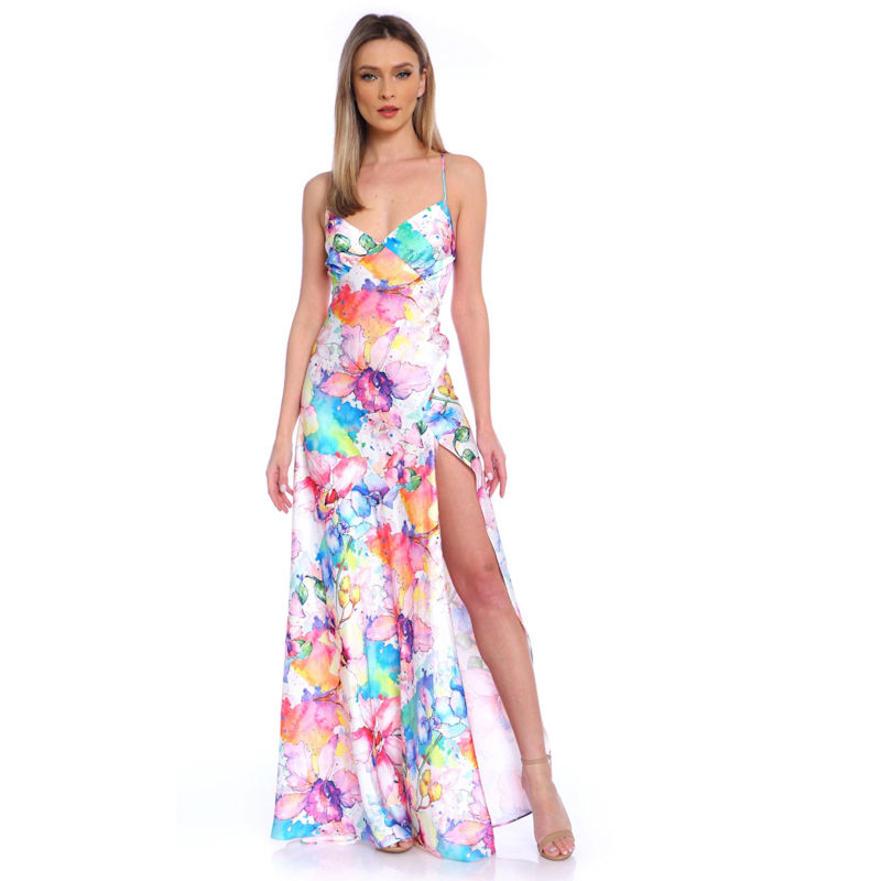 seville satin maxi dress Seville Satin Maxi Dress In Navy  Roserry.com