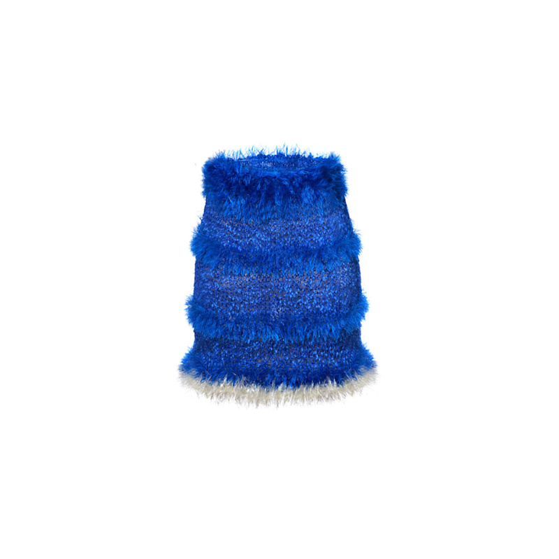 Thumbnail of White Handmade Knit Skirt image