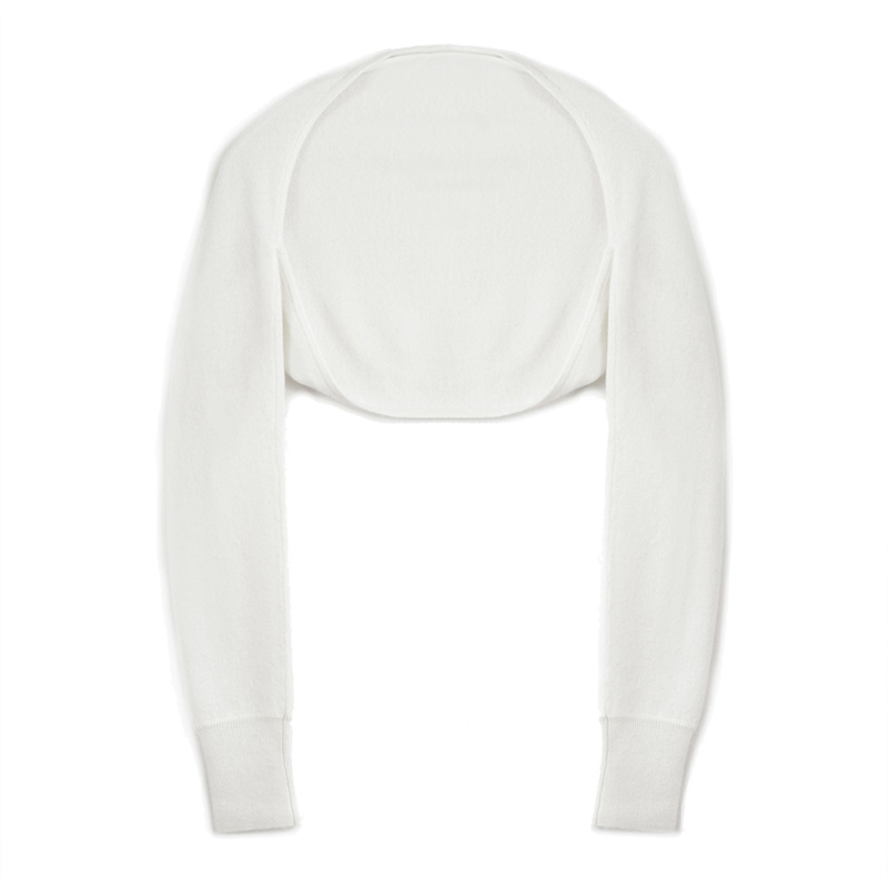 Thumbnail of Cashmere Shrug - Ivory White image