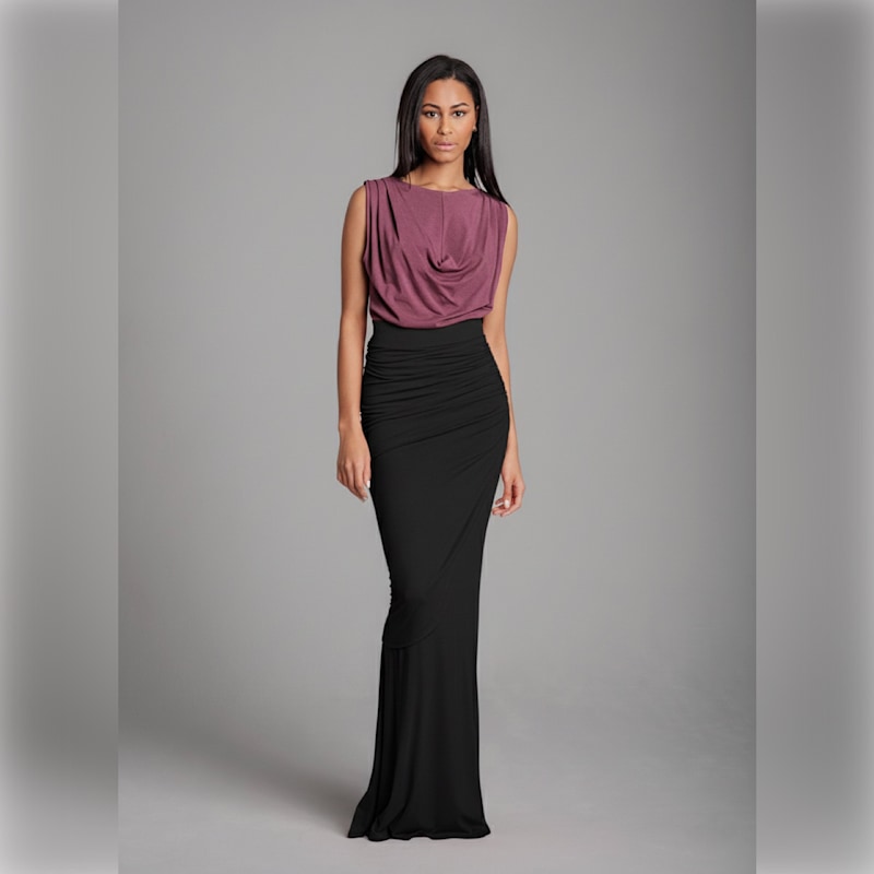 Thumbnail of Shaye Ruffled High-Waist Skirt – Sculpting & Adjustable Floor-Length image