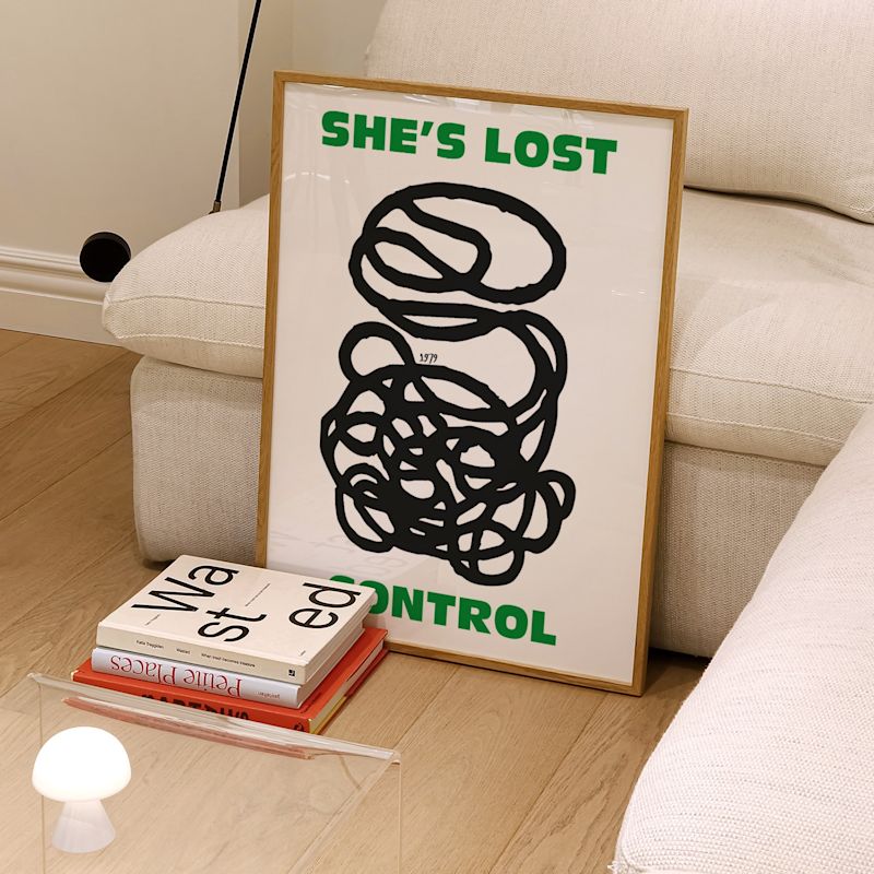 Thumbnail of She's Lost Control Joy Division Music Inspired Giclée Art Print A2 image