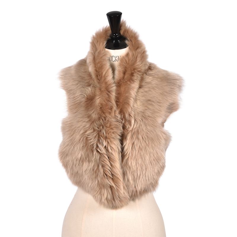 Thumbnail of Sheepskin Wrap Caramel Sahara Tan Jenna By Owen Barry image