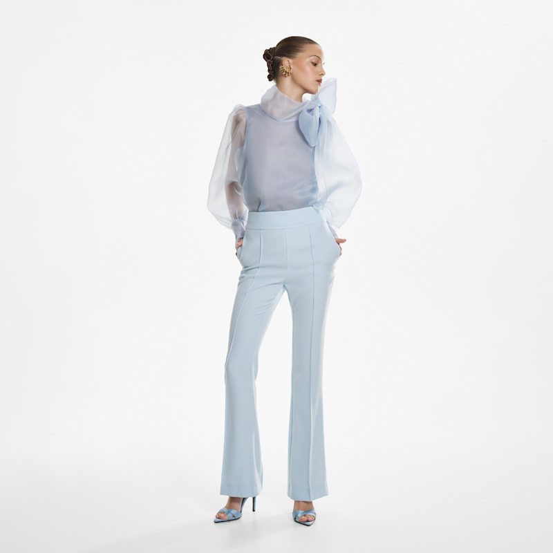 Thumbnail of Sheer Blue Organza-Bilk Blouse image