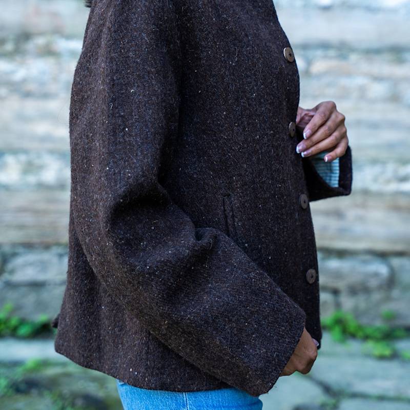 Thumbnail of Shepherd Wool Jacket - Black image
