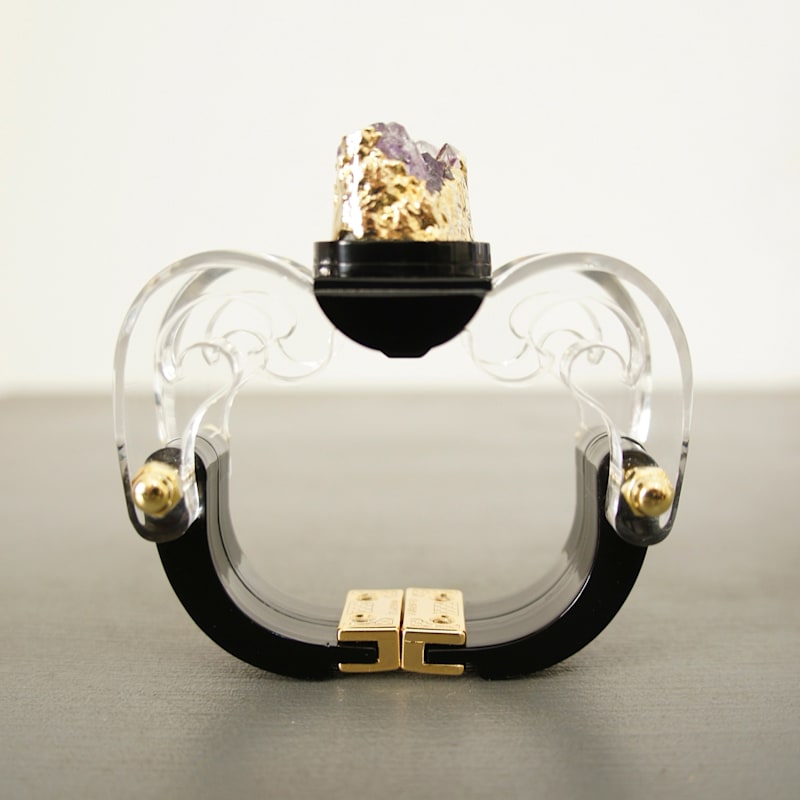 Thumbnail of Handmade Acrylic Bracelet Black image