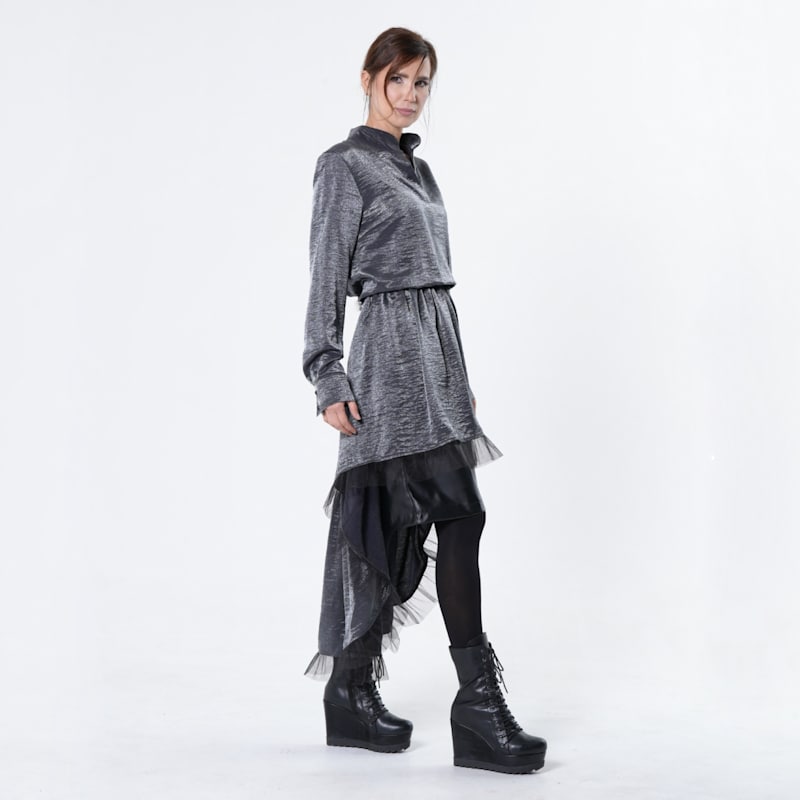 Thumbnail of Shiny Metallic Layered Tunic image