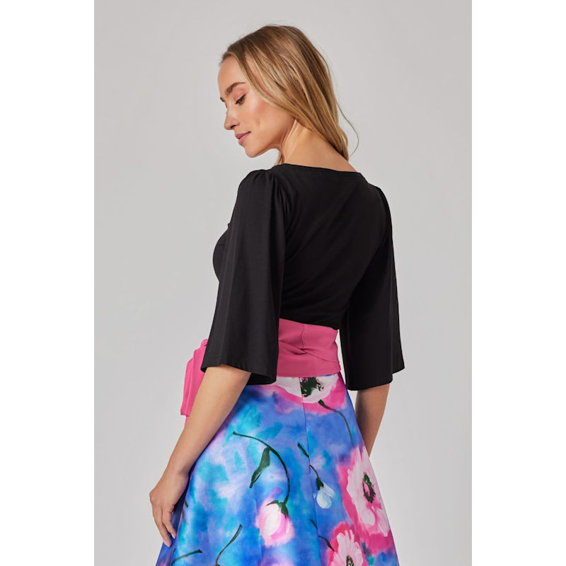 Thumbnail of Sweetheart Neckline Top In Black image