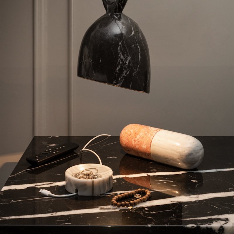 Thumbnail of Cable Holder - Grey Marble image