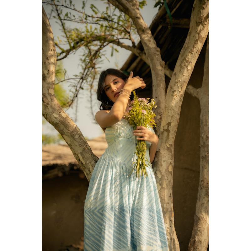 milkmaid midi dress Adult Mila  Petite Stitchery and a V midi milkmaid dress Moxie Yellow